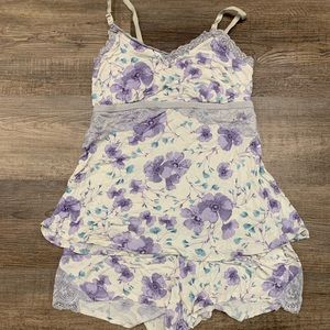 Jessica Simpson Nursing Pajama Shorts Set